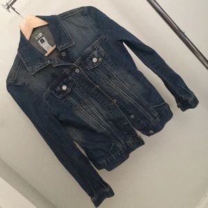 Gap slim stretch denim coat